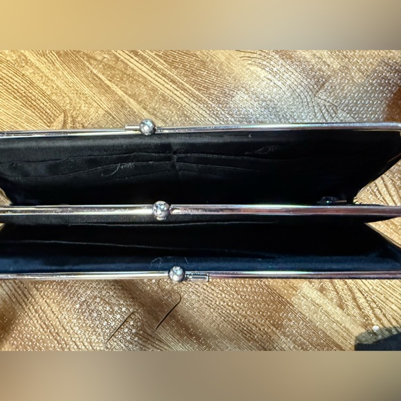 Vera Bradley Black Quilted Wallet. Clearly used, with visible signs of stains. - Picture 5 of 10